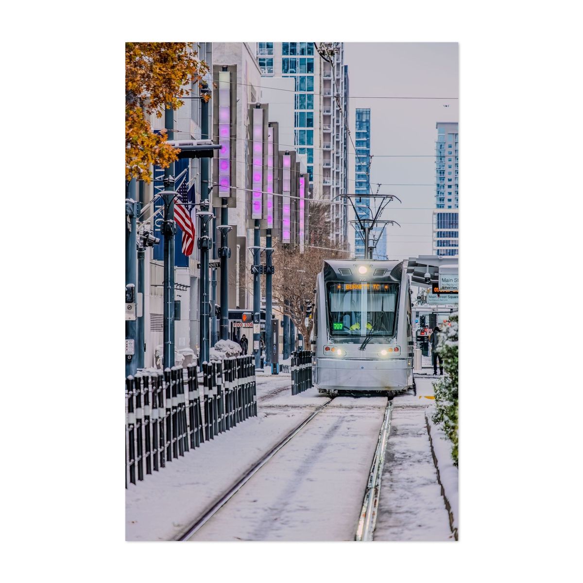 Snowy Downtown Houston 2 – image 1 of 2