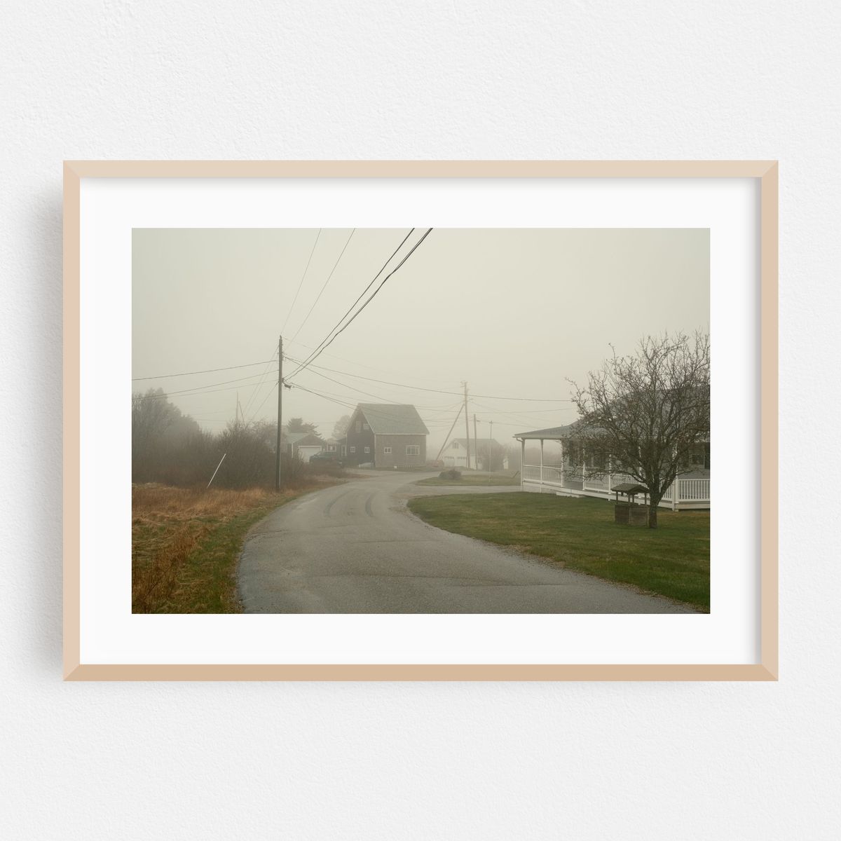Foggy Road, Beals Island 01 – image 1 of 6
