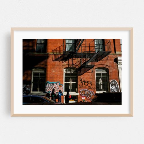 Fire Escapes in SoHo, Manhattan