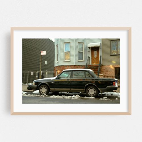 Vintage Volvo in Greenpoint, Brooklyn