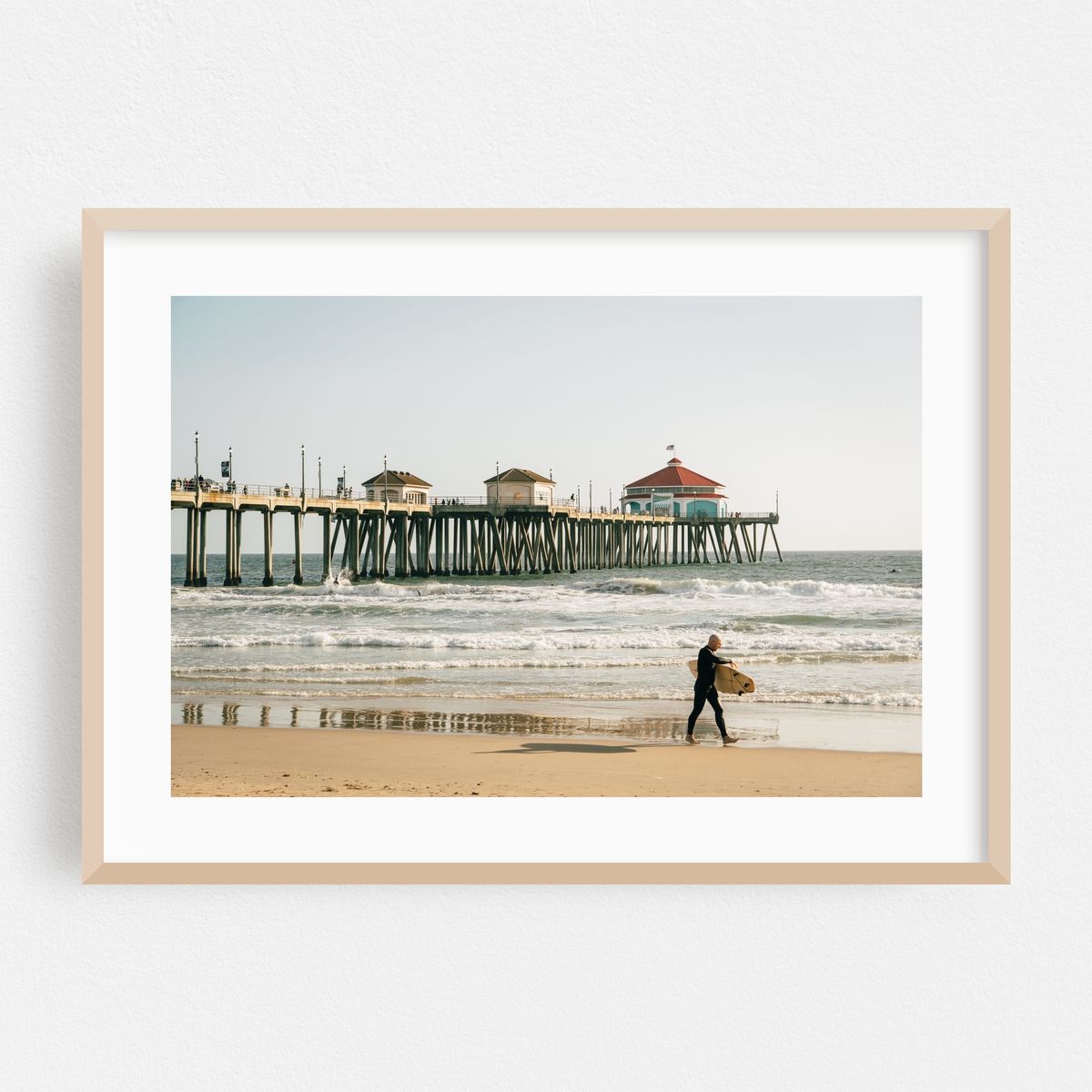 Surfer in Huntington Beach 02 – image 1 of 6