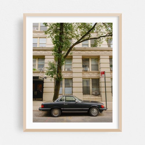 Vintage Mercedes-Benz Parked in the West Village