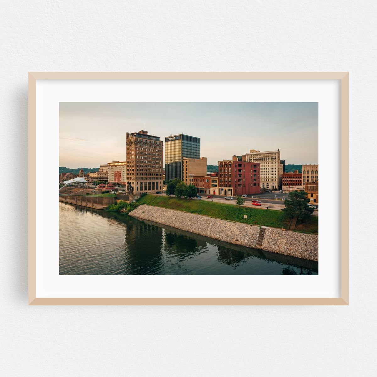 Charleston Skyline & Kanawha River 01 – image 1 of 6