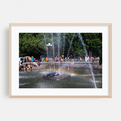 Rainbow Fountain Serenity