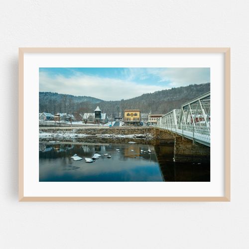 Shelburne Falls in Winter 01