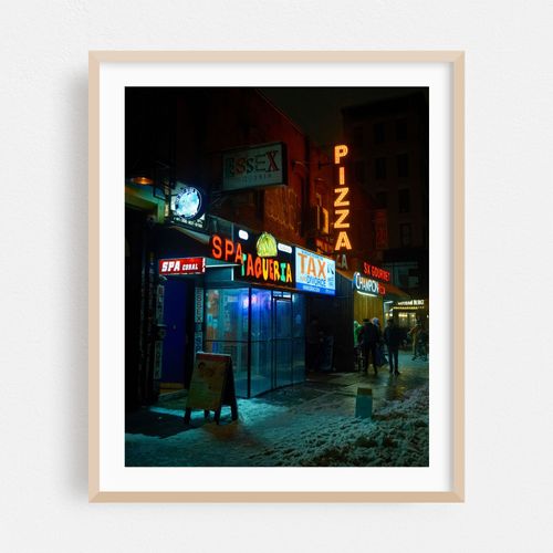 Snowy Night on Essex, Lower East Side