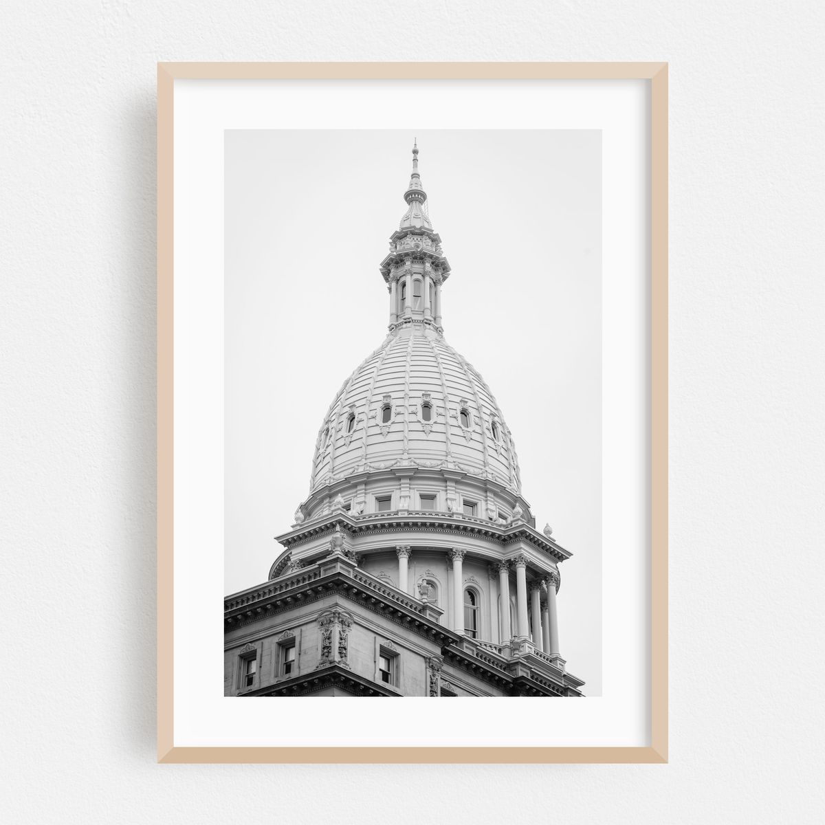 The Michigan Capitol B&W – image 1 of 16