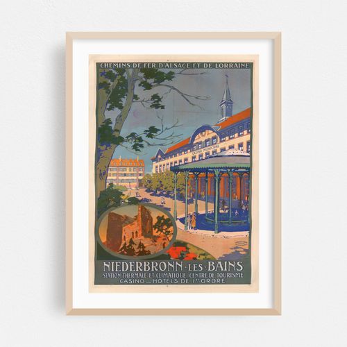 Chemins de fer d’Alsace et de Lorraine. Niederbronn-les-Bains