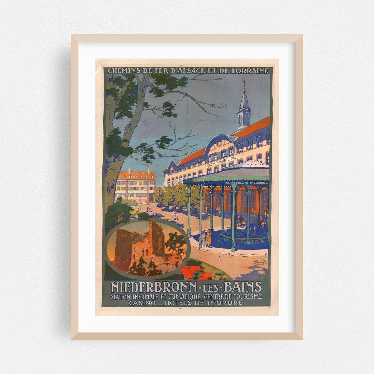 Chemins de fer d’Alsace et de Lorraine. Niederbronn-les-Bains – image 1 of 3