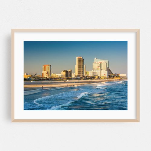 The Atlantic City Skyline