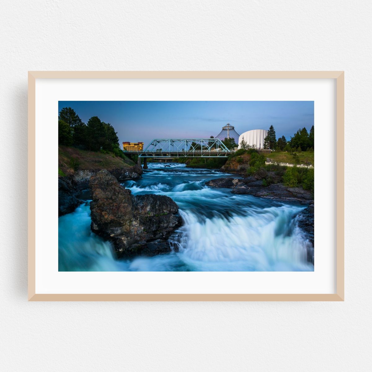 Spokane Falls and the Howard Street Bridge – image 1 of 6