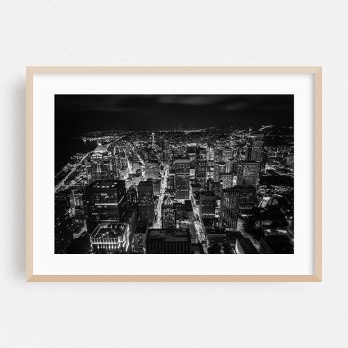 Over Downtown B&W