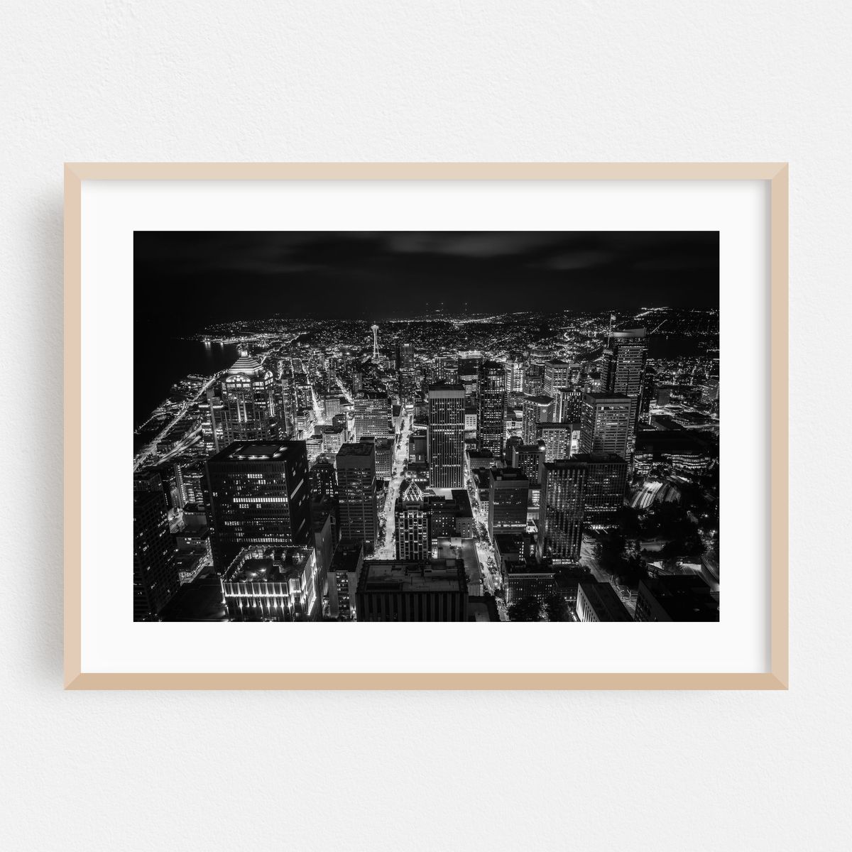 Over Downtown B&W – image 1 of 6