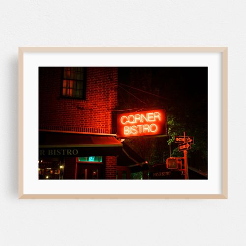 Corner Bistro Neon, West Village 01