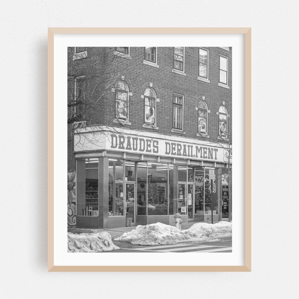 Draude's Derailment B&W – image 1 of 12