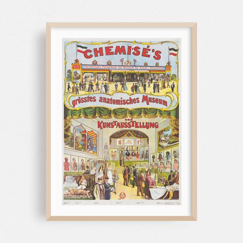 CHEMISE’S, größtes anatomisches Museum und KUNST-AUSSTELLUNG (1880)
