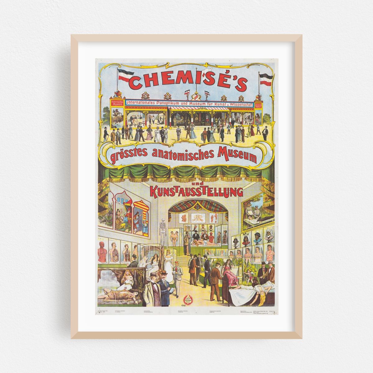 CHEMISE’S, größtes anatomisches Museum und KUNST-AUSSTELLUNG (1880) – image 1 of 8