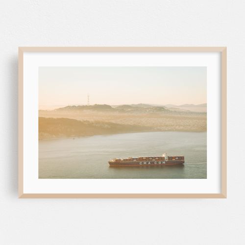 Ship Entering San Francisco Bay 01