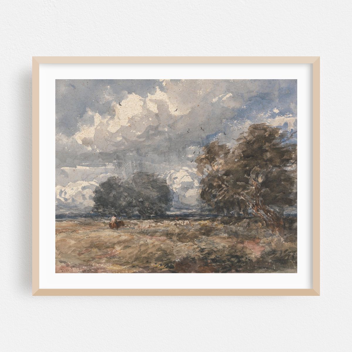 Shepherding the Flock, Windy Day (1848) – image 1 of 5