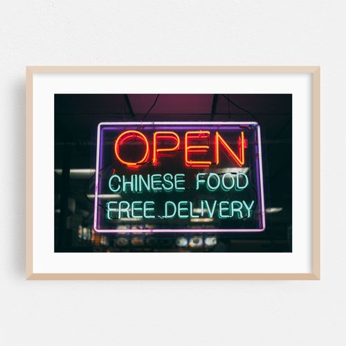 Chinese Food Neon 01