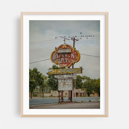 Abandoned Roarin' 20's Sign