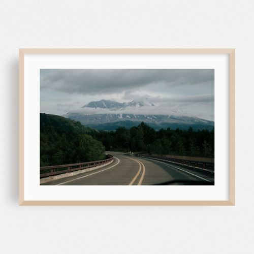 Road to Mount Saint Helens