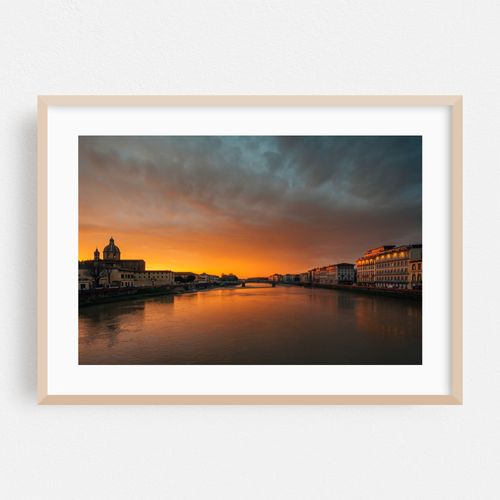 Sunset on the Arno 02