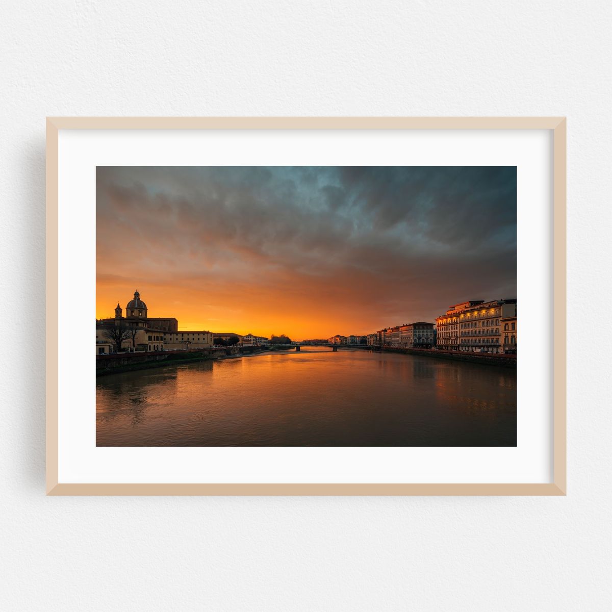 Sunset on the Arno 02 – image 1 of 6