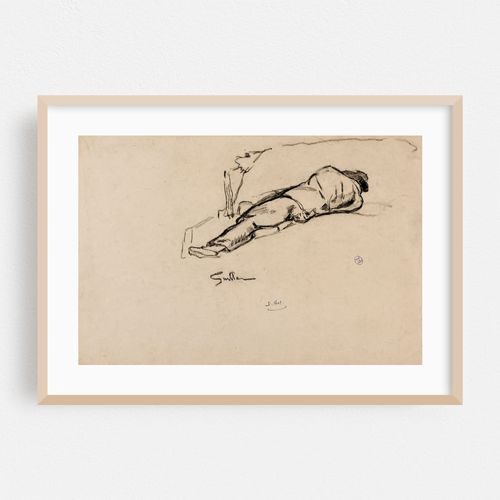 Homme couché