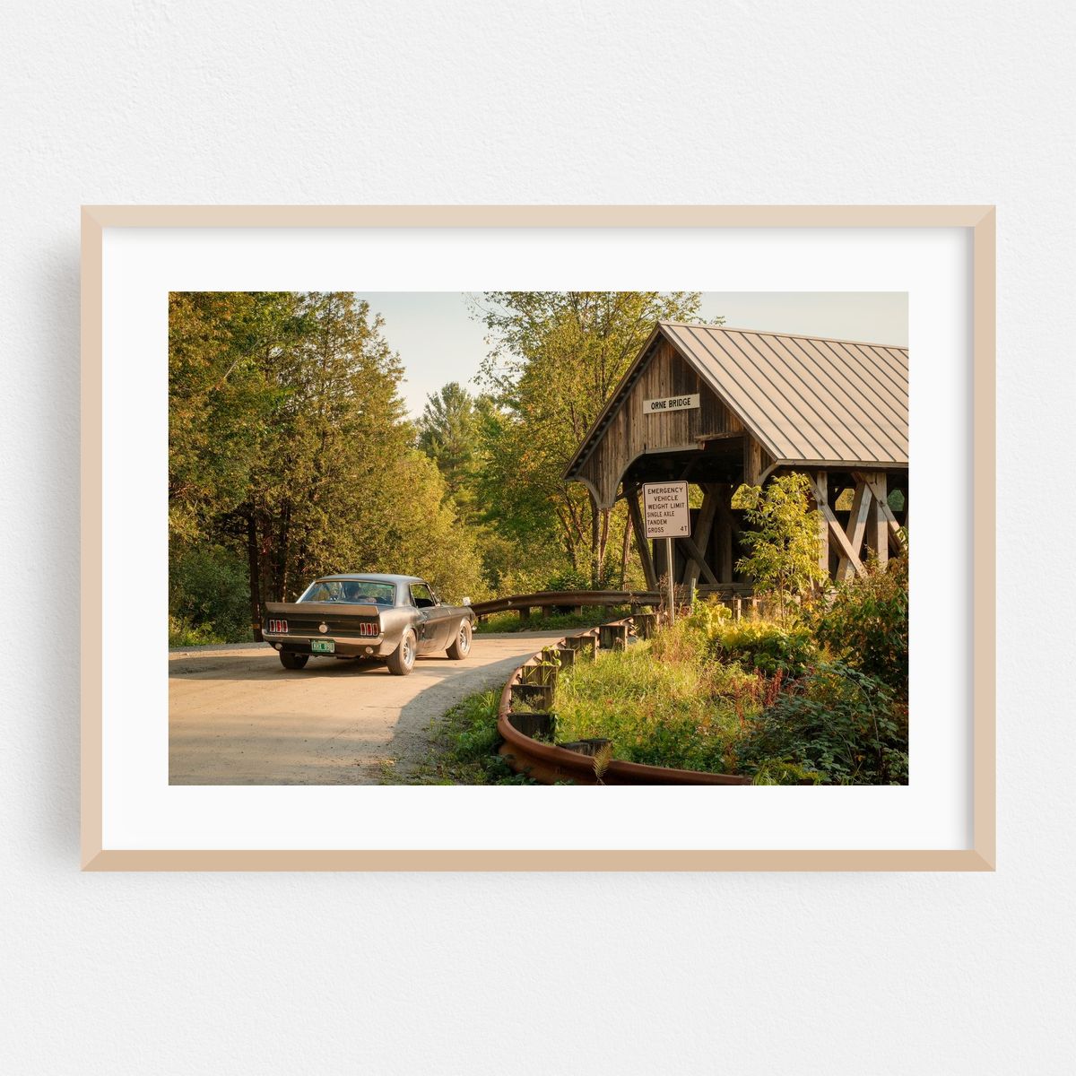 Cruising Orne Covered Bridge, Irasburg – image 1 of 6