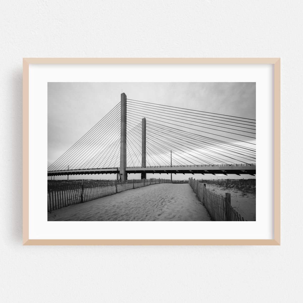 Indian River Bridge, Bethany B&W – image 1 of 6
