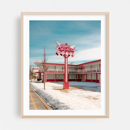 Skylark Motel in Winter 01