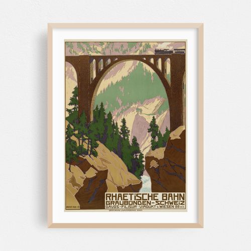 Rhätische Bahn – Graubünden Schweiz (1909)