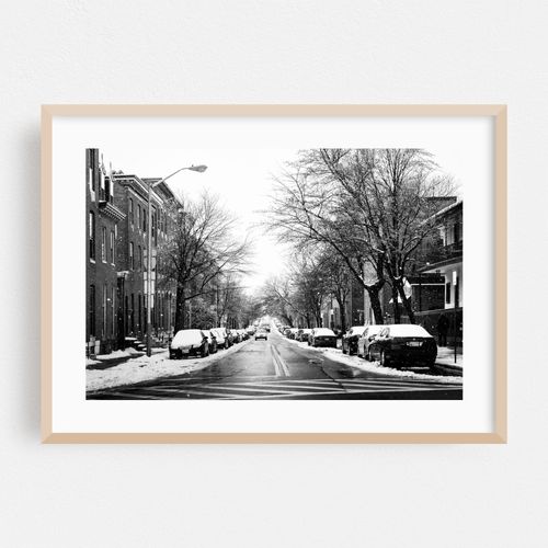 Snow on Pratt B&W