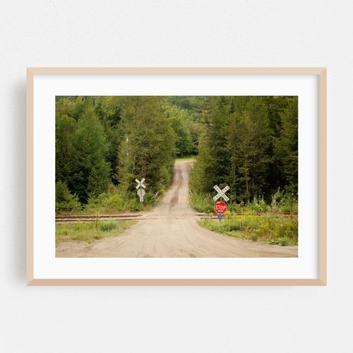 Railroad Crossing, West Burke