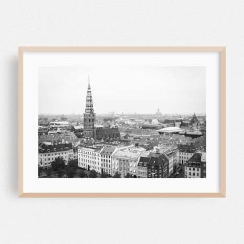 From Christiansborg Palace Tower 02 B&W