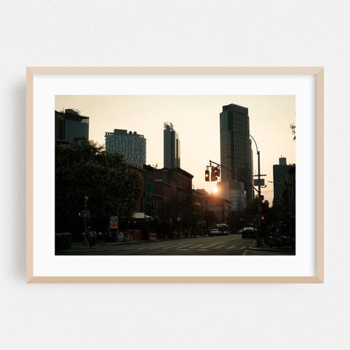 Sunset on Fulton