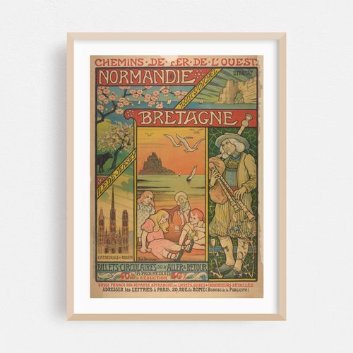 Chemins de fer de l’Ouest – Normandie – Bretagne (1907)