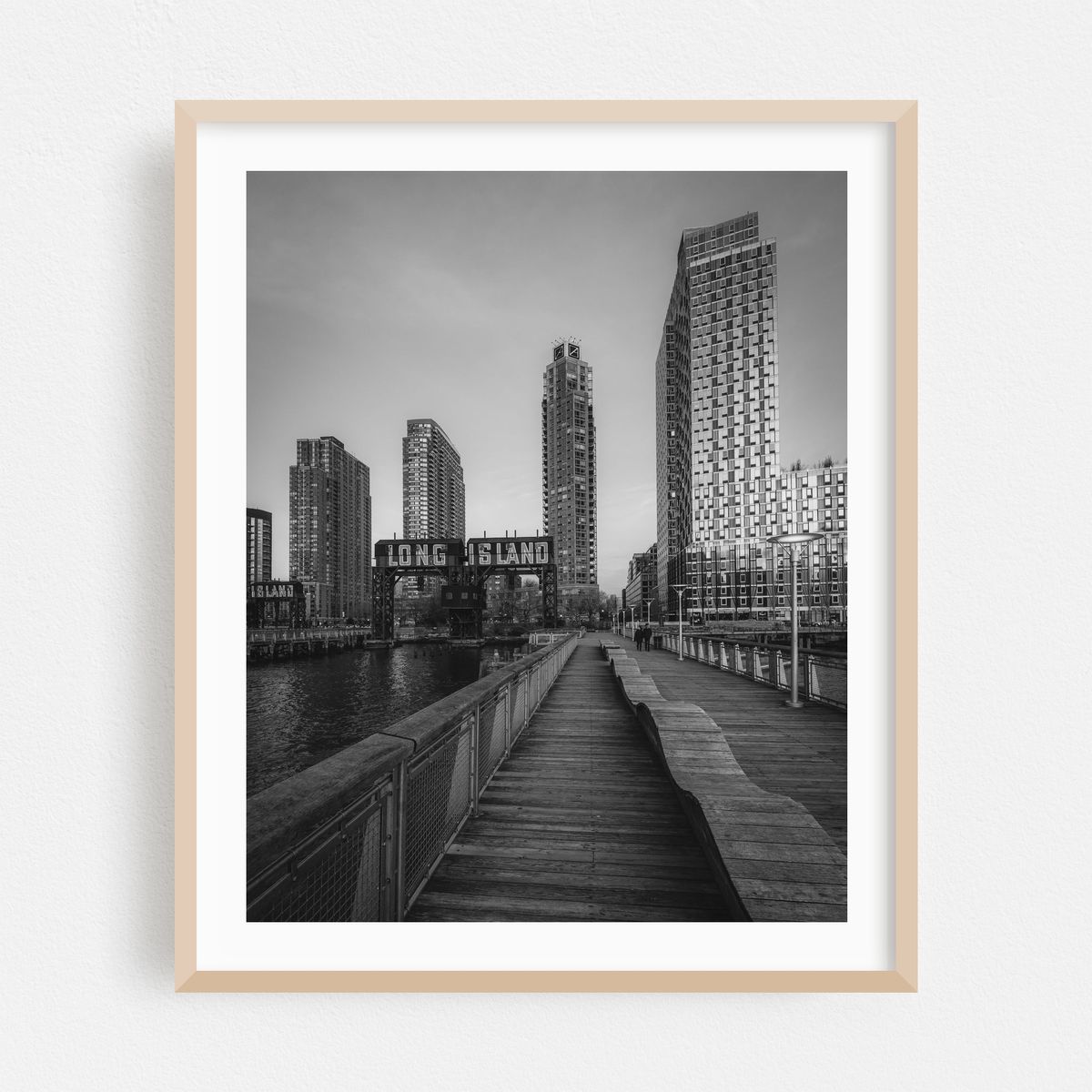Gantry Plaza Piers B&W – image 1 of 12