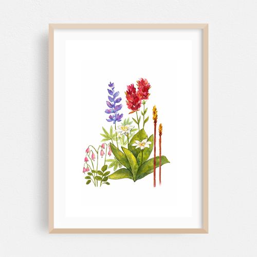 Wildflowers Watercolor