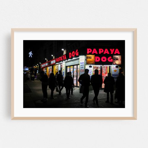 Papaya Dog at Night