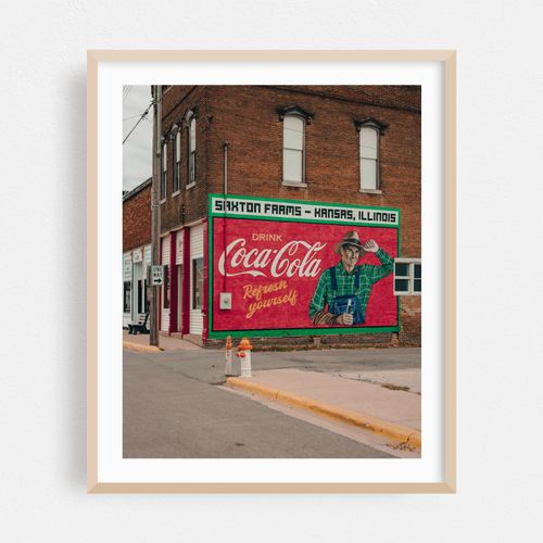 Coca-Cola Mural in Kansas, Illinois