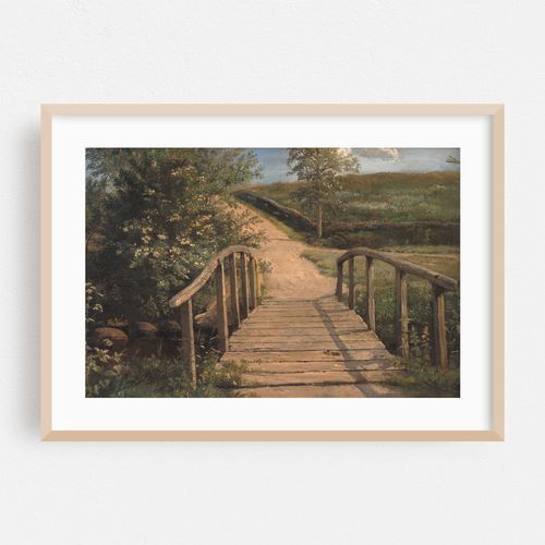 Bridge over a Stream in Assens, Funen (1842)