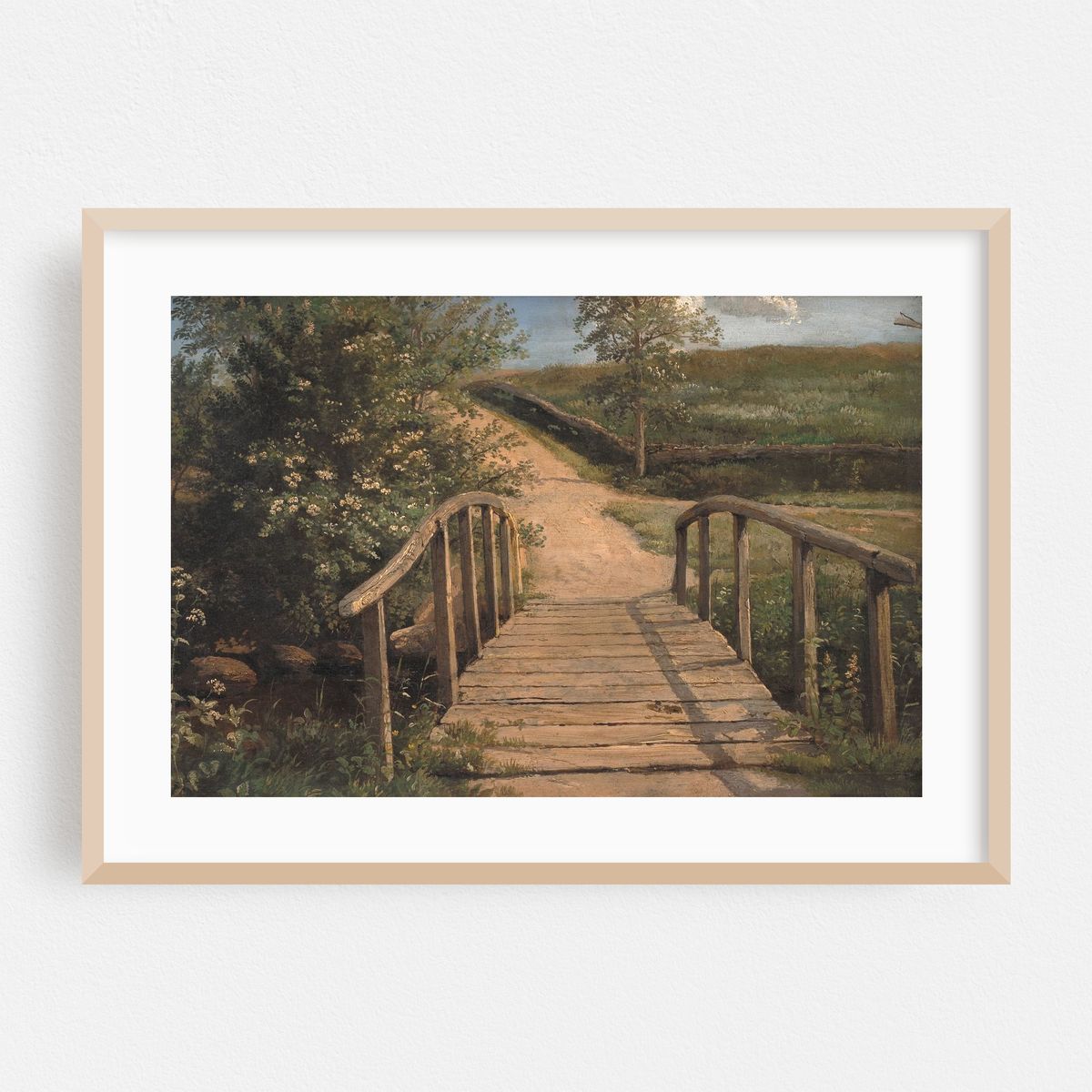 Bridge over a Stream in Assens, Funen (1842) – image 1 of 6