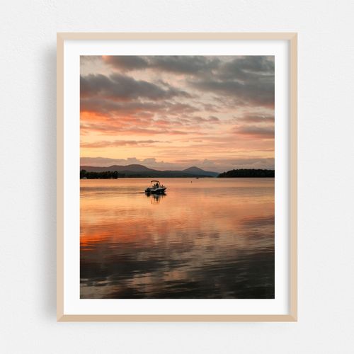 Lake Memphremagog at Sunset, Newport 02