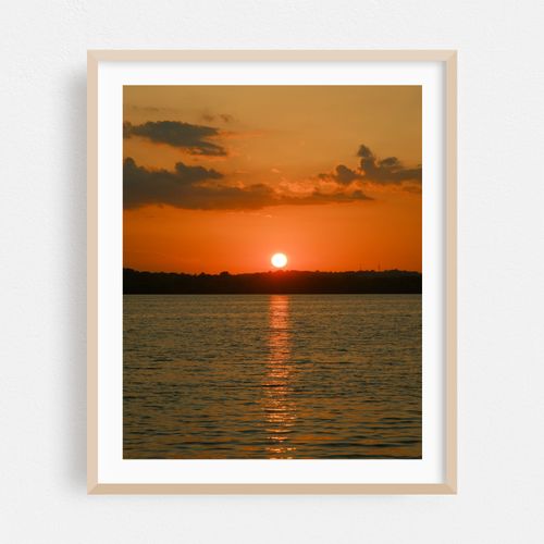 Sunset over Onondaga Lake, Liverpool