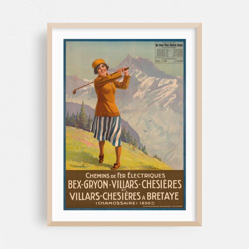 Chemins de fer électriques Bex-Gryon-Villars-Chesières et Villars-Chesières à Bretaye (1923)