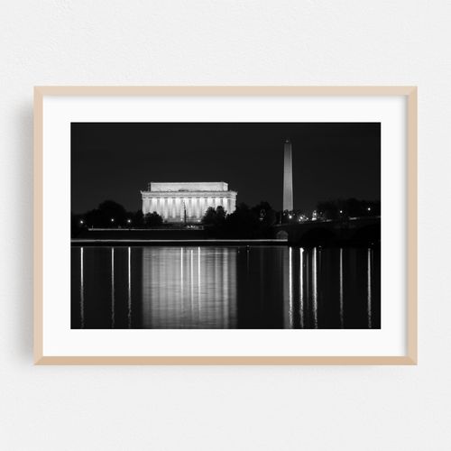 Lincoln & Washington 02 B&W