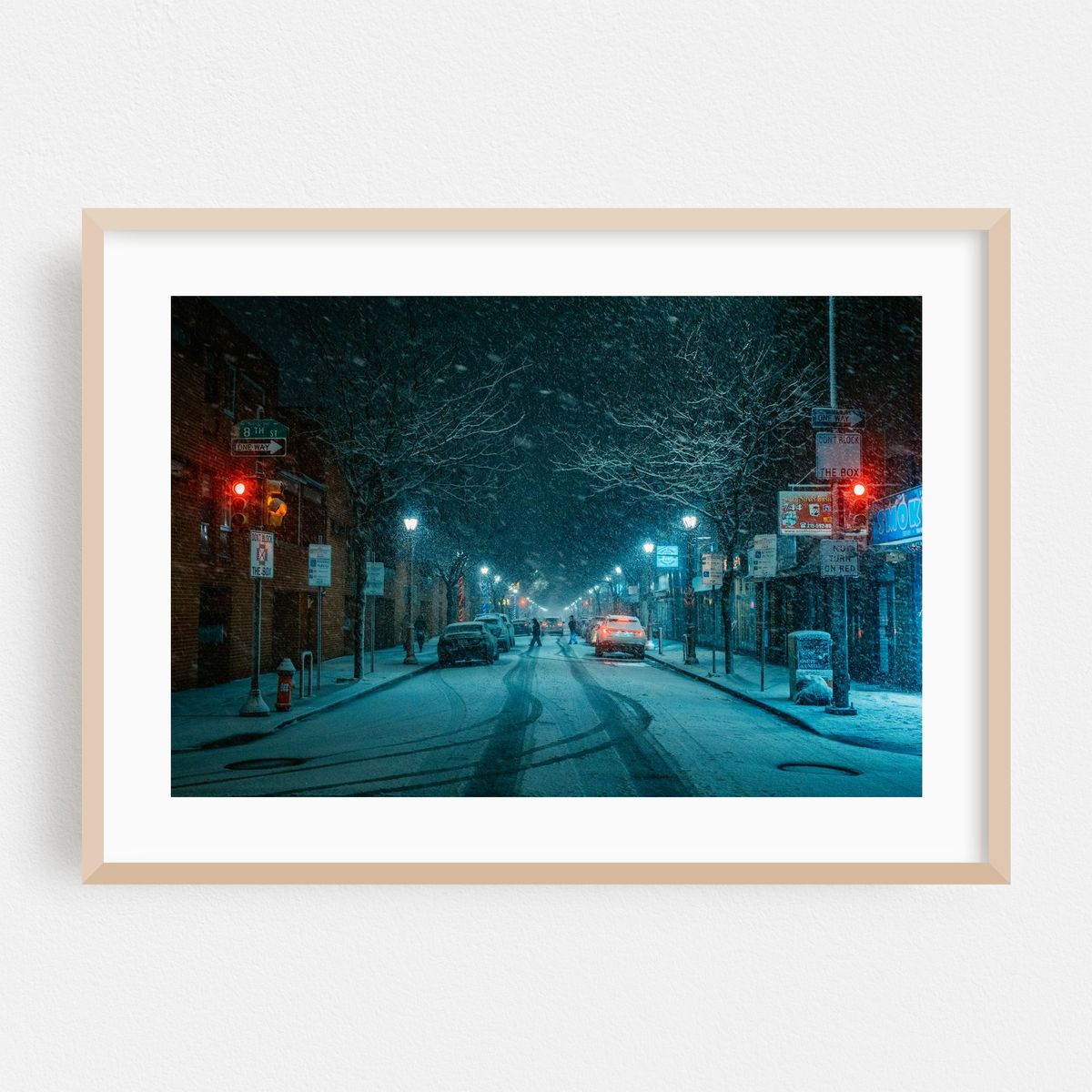 Snowy Night on South Street, Philadelphia – image 1 of 6