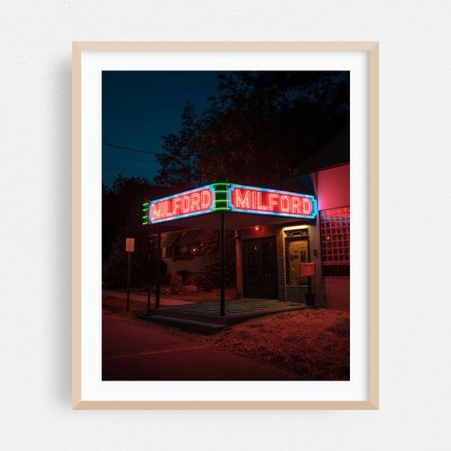 Milford Theater Neon